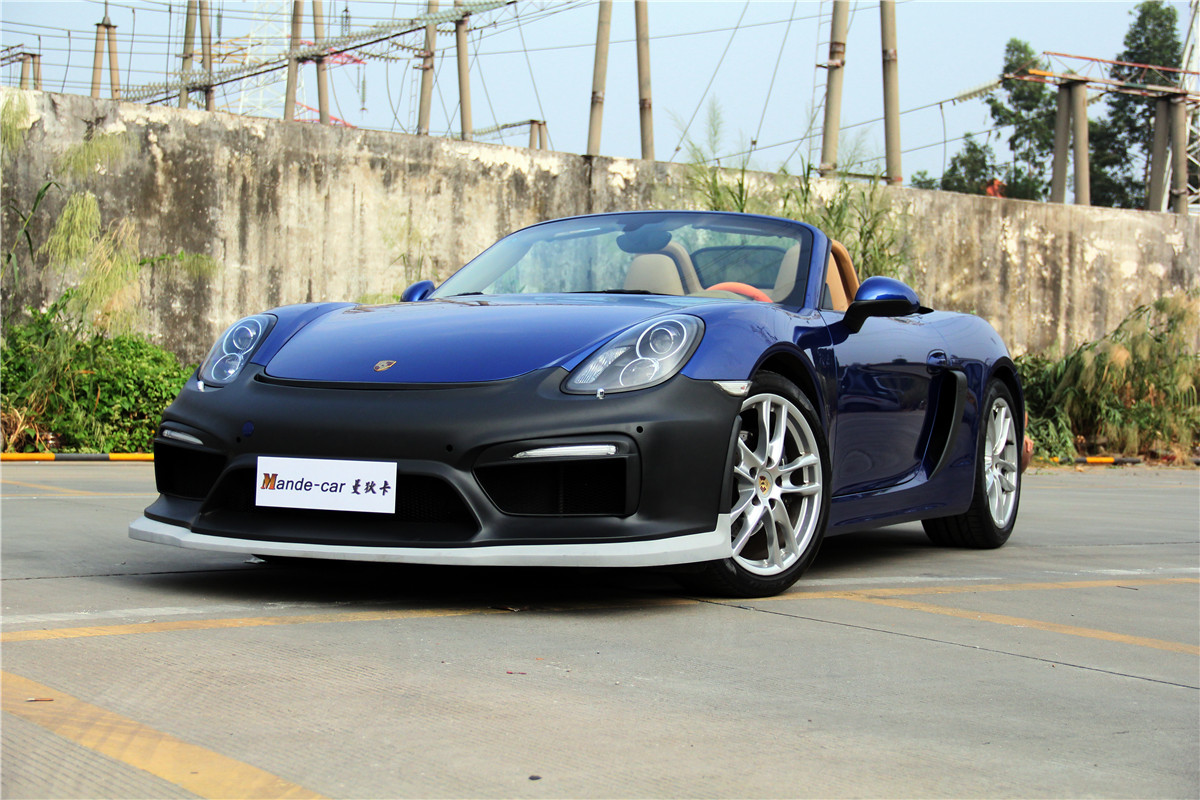  保時(shí)捷Boxster升級(jí)Spyder GT4包圍卡曼981改裝GT4升級(jí)